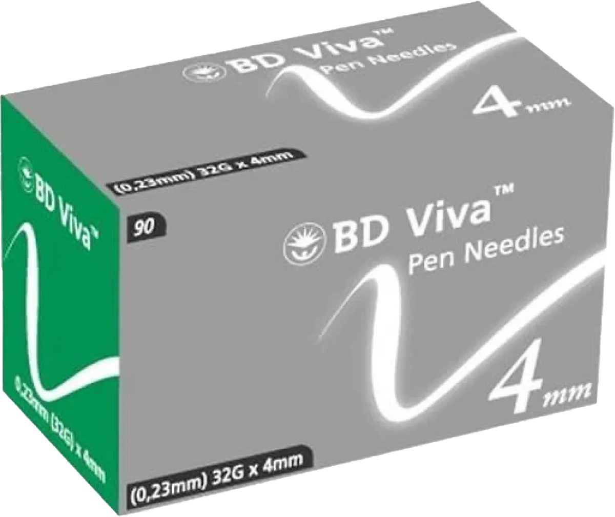 BD Viva 4mm Pen Needles - Pack of 90